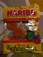 Mängden socker i Haribo Frucht- Und Cola-schnecken