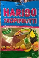 Mängden socker i Tropifrutti