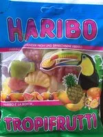 Mängden socker i Haribo Tropifrutti 200G