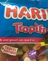 Mängden socker i Tropifrutti