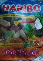 Mängden socker i Tropifrutti