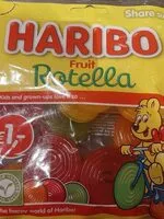 Mängden socker i Haribo fruit rotella