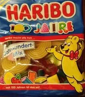 Mängden socker i HARIBO 100 Jahre