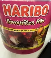Mängden socker i Haribo Favourites Mix