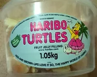 Mängden socker i Haribo Turtles