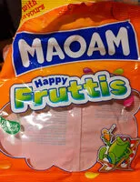 Mängden socker i Maoam Happy Fruttis