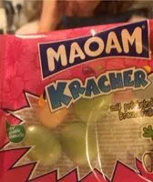 Mängden socker i maoam kracher