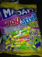 Mängden socker i Joystixx sour