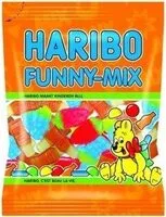 Mängden socker i Haribo Funny Mix