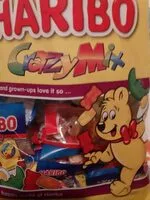 Mängden socker i Haribo Crazy Mix