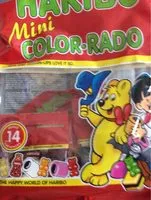 Mängden socker i Mini color-rado