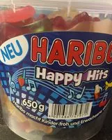 Mängden socker i Haribo happy hits