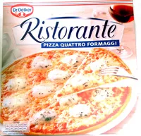 Mängden socker i Ristorante pizza quattro fromaggi
