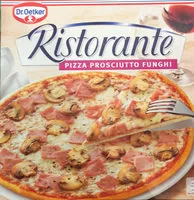 Mängden socker i Pizza prosciutto funghi