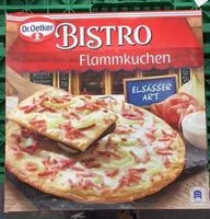 Mängden socker i Bistro Flammkuchen Elsässer Art
