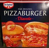 Socker och näringsämnen i Pizzaburger