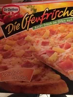 Mängden socker i Die Ofenfrische Schinken-Ananas