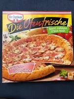 Mängden socker i Pizza Die Ofenfrische, Schinken Champignon