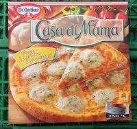 Mängden socker i Dr. Oetker Pizza Casa Di Mamma Quattro Formaggi