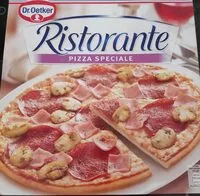 Mängden socker i Speciale pizza con jamón salami y champiñones