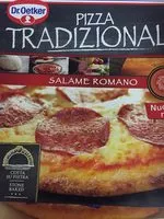 Mängden socker i Pizza tradizionale - Salame romano