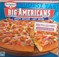 Mängden socker i Pizza Big Americans BBQ Pulled Pork