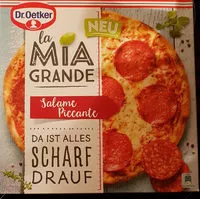 Mängden socker i Pizza La Mia Grande Salame Piccante