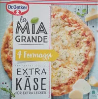Mängden socker i Pizza Mia Grande 4 Formaggi