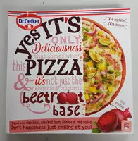 Mängden socker i Pizza beetroot base