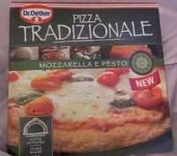 Mängden socker i Pizza tradizionale - Mozzarella e Pesto