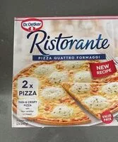 Mängden socker i Pizza 4 Fromages