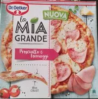 Mängden socker i Pizza la Mía Grande prosciutto e formaggi