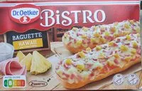 Mängden socker i Bistro Baguette Hawaii