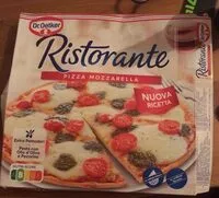 Mängden socker i Pizza Mozzarella