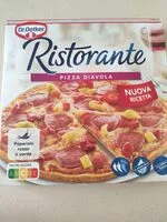 Mängden socker i Pizza diavola