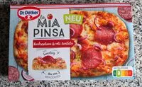 Mängden socker i la Mia Pinsa Rindersalami & rote Zwiebeln
