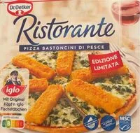Mängden socker i Pizza Bastoncini di Pesce