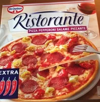 Mängden socker i Ristorante Pizza Salami Pepperoni Salame Piccante