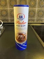 Mängden socker i Puder Zucker