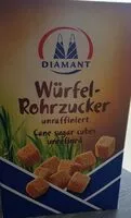 Mängden socker i Wurfel rohrzucker
