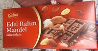 Mängden socker i Edel Rahm Mandel Schokolade