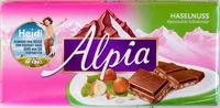Mängden socker i Alpia Haselnuss