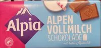 Mängden socker i Alpen Vollmilch Schokolade