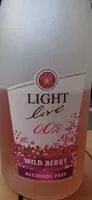 Mängden socker i Light Live Wild Berry Alkoholfreier Sekt