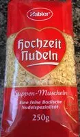Mängden socker i Hochzeit Nudeln Suppen-Muscheln