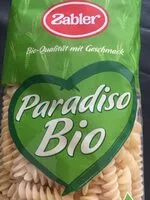 Mängden socker i Nudeln Fusilli Paradiso Bio