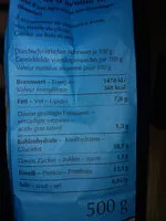 Mängden socker i Flocons d'avoine