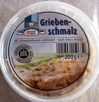 Mängden socker i Griebenschmalz