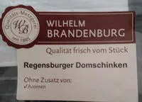 Mängden socker i Regensburger Domschinken