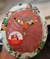 Mängden socker i Geflügelsalami mit Pflanzenfett